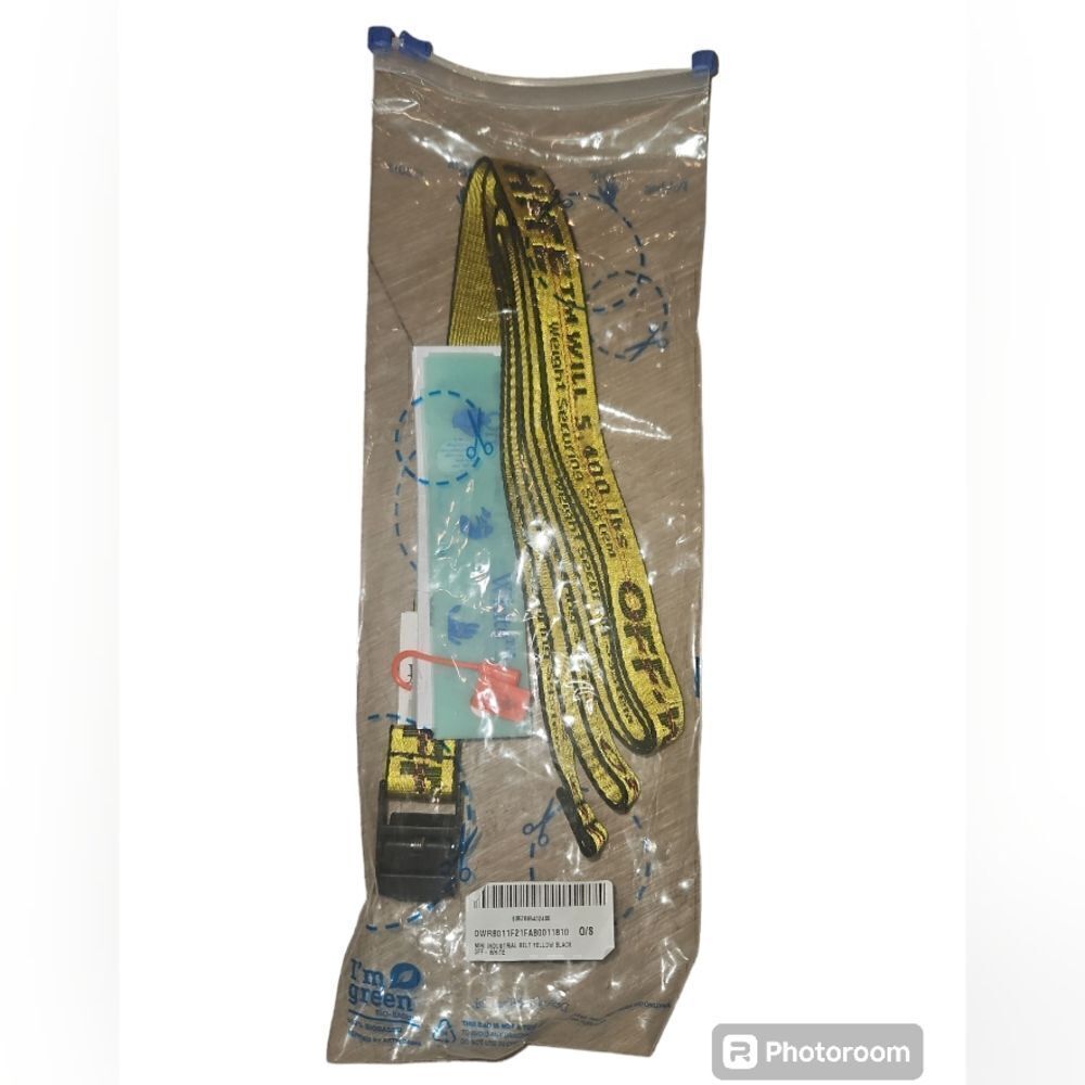 Off-White industrial logo webbing belt